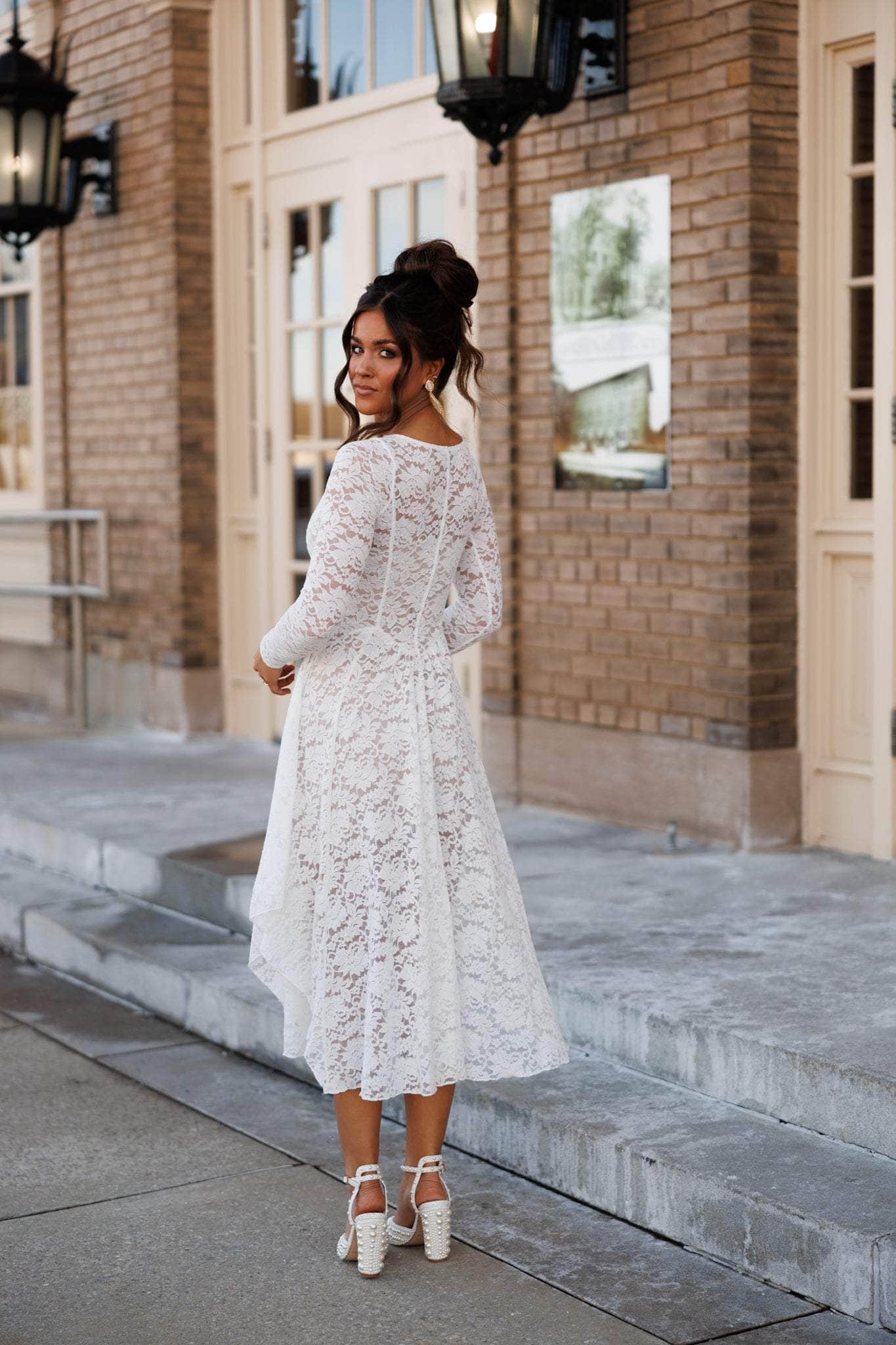 Forever Yours Lace Overlay Dress