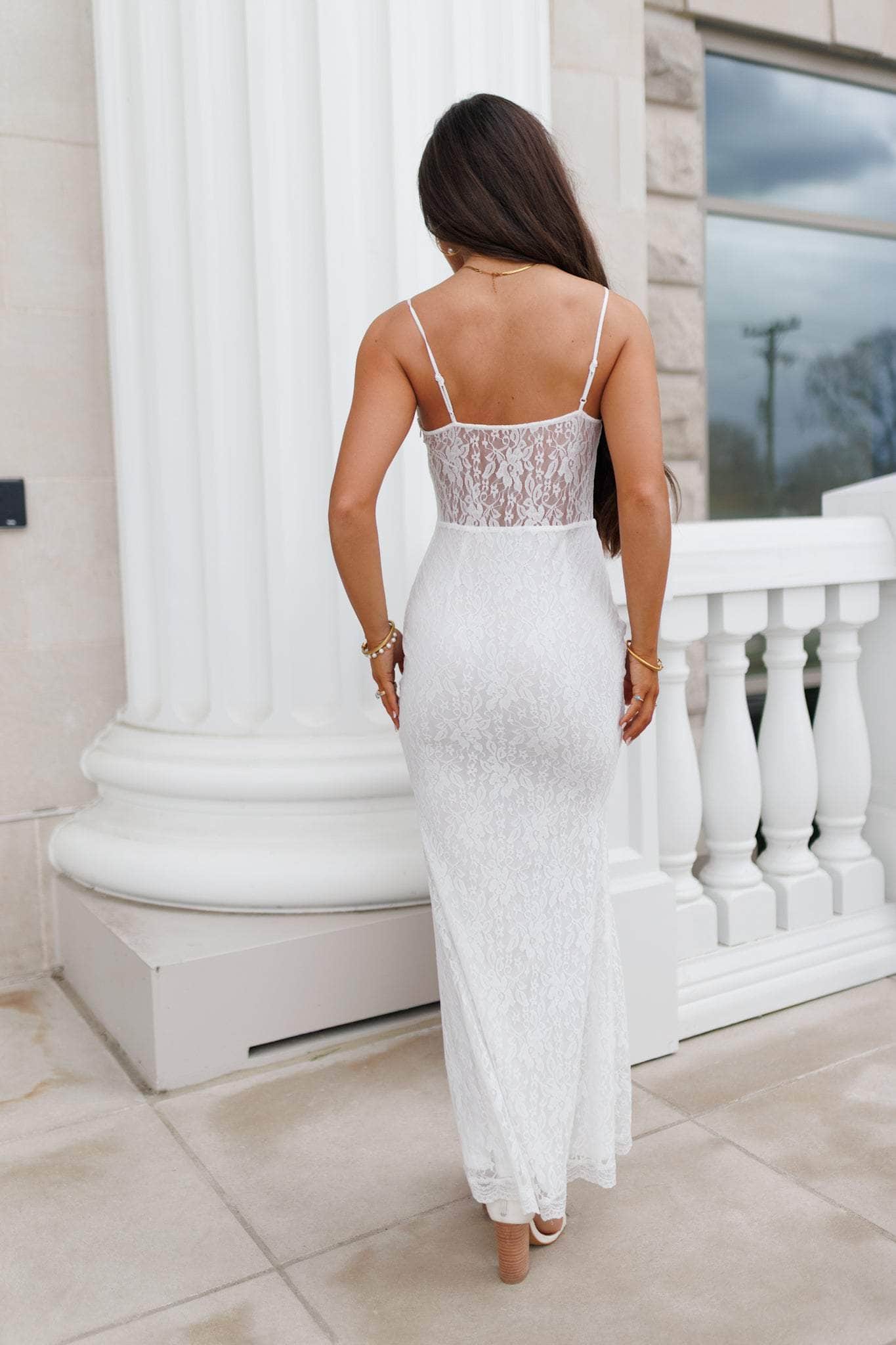 Laced In Love Maxi Dress