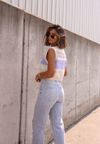 Light Wash 90's Flare Denim