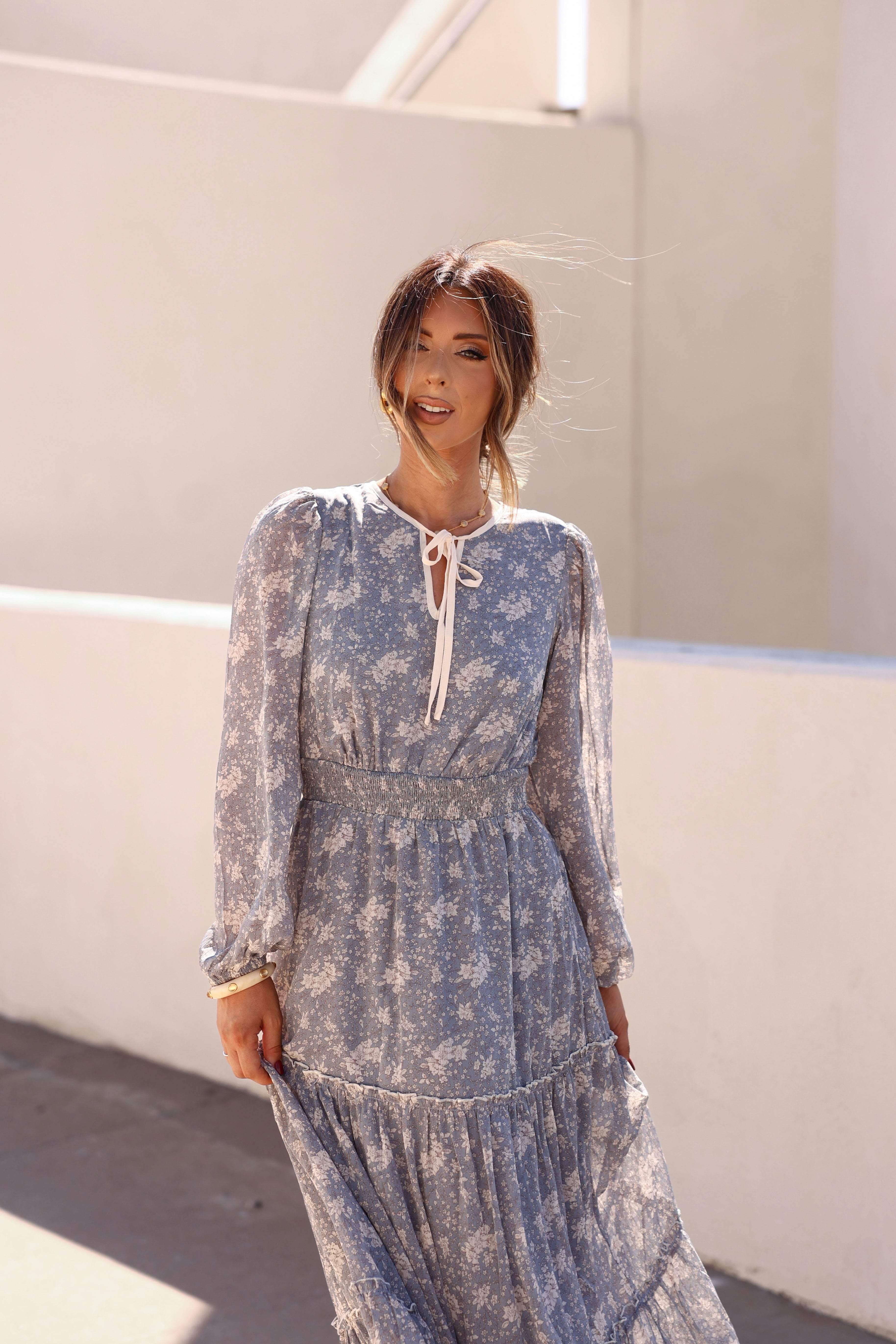 September Sky Maxi Dress