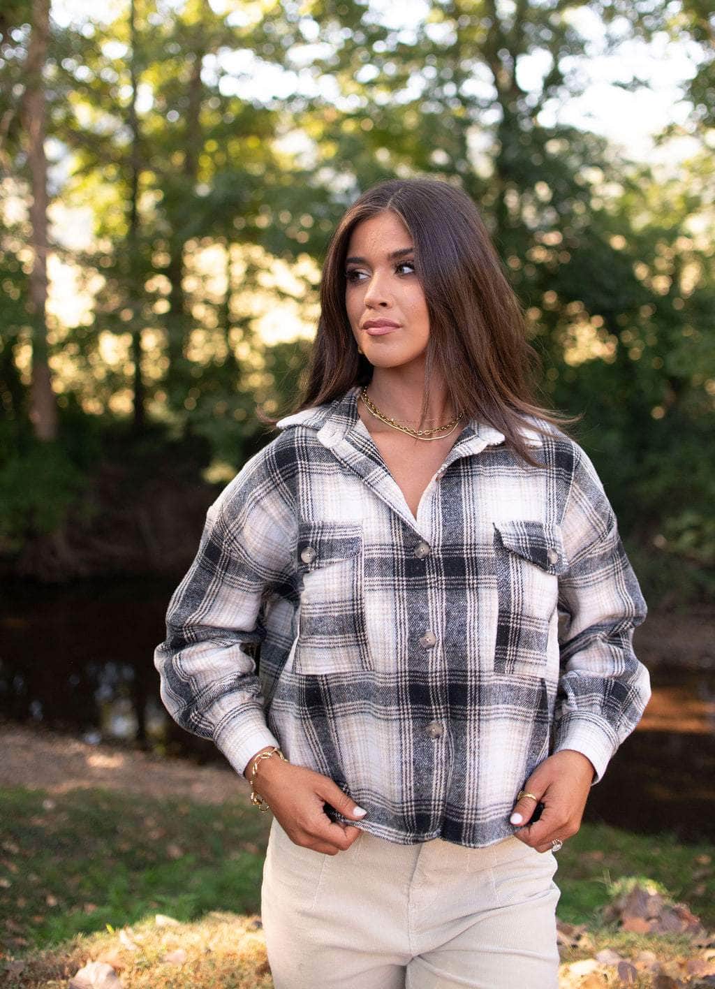 Fringe Lane Plaid Shacket